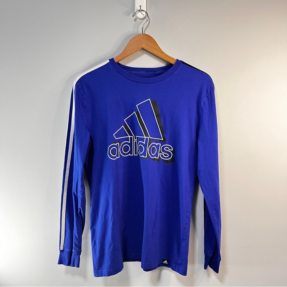 Adidas Big Boys Long Sleeve Shirt Size 18/20